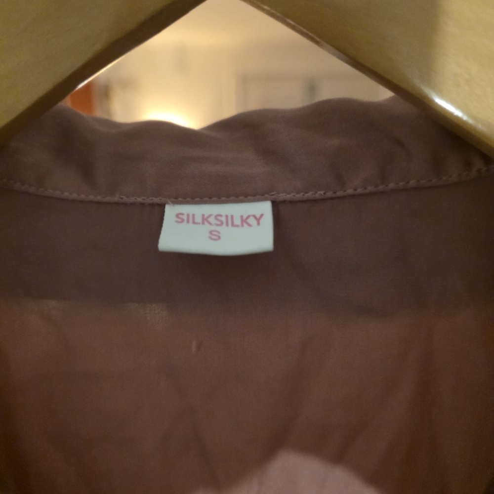 Silkysilk Mauve Women's Pajama set - Picture 3 of 5